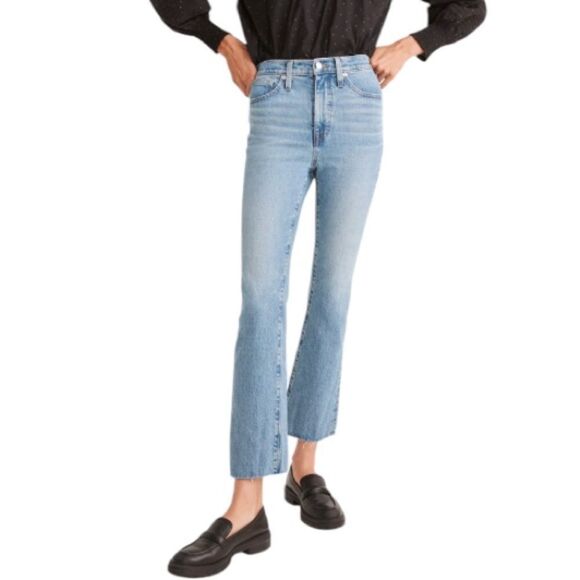 Madewell Cali Demi Boot Cut High Rise Jeans Size 26 - Picture 1 of 11